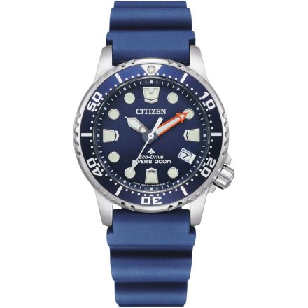 Zegarek damski zegarek Citizen Promaster Diver Eco Drive granatowy EO2021-05L