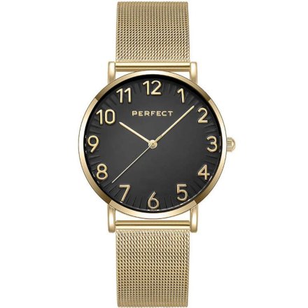 Złoty damski zegarek z bransoletą PERFECT F342-06