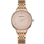 Różowozłoty damski zegarek z bransoletą PERFECT S353-07