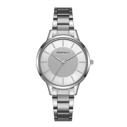 Srebrny damski zegarek z bransoletą PERFECT S359-01