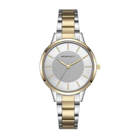Złoty damski zegarek z bransoletą PERFECT S359-05