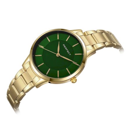 Złoty damski zegarek z bransoletą PERFECT S359-07