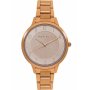 Różowozłoty damski zegarek z bransoletą PERFECT S387-04