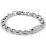 Srebrna bransoleta męska Calvin Klein łańcuch pancerka Outlook 35000254