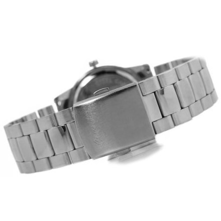 Srebrny klasyczny damski zegarek z bransoletą biała tarcza CONCORDIA CDBA39-1
