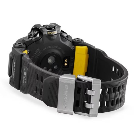 Czarny zegarek Casio GPR-H1000-1ER G-Shock MASTER OF G - LAND RANGEMAN SOLAR GPS 6 SENSORS