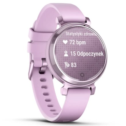 Liliowy Garmin Lily 2 Metallic Lilac z paskiem silikonowym 010-02839-01