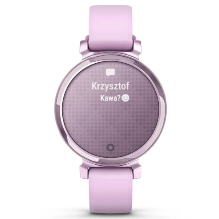 Liliowy Garmin Lily 2 Metallic Lilac z paskiem silikonowym 010-02839-01