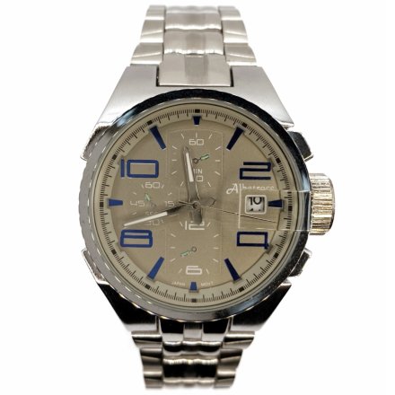 Srebrny męski zegarek z bransoletą ALBATROSS ABDA16-1