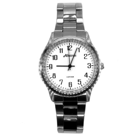 Srebrny męski zegarek z bransoletą ALBATROSS ABDC24-1