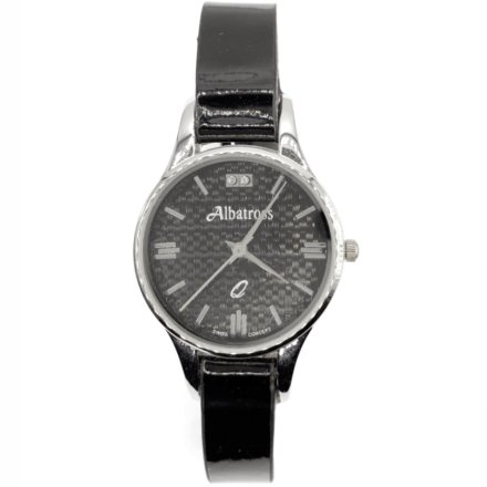 Srebrny damski zegarek z paskiem ALBATROSS ABA204-1
