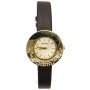 Złoty damski zegarek z paskiem ALBATROSS ABAA40-2