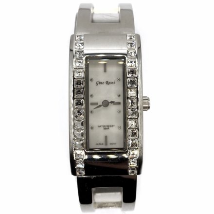 Srebrny damski zegarek z bransoletą G.ROSSI S6430A