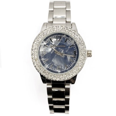 Srebrny modny damski zegarek z bransoletą CONCORDIA CDBA40