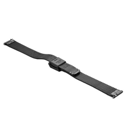 Czarna bransoletka do zegarka / smartwatcha 14 mm Mesh ZEGBM-104/14