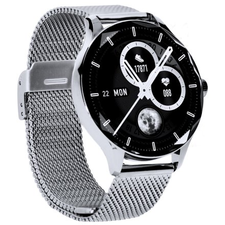 Smartwatch Garett Viva szaro-srebrny