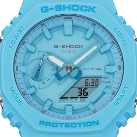 Niebieski zegarek Casio G-Shock GA-2100-2A2ER