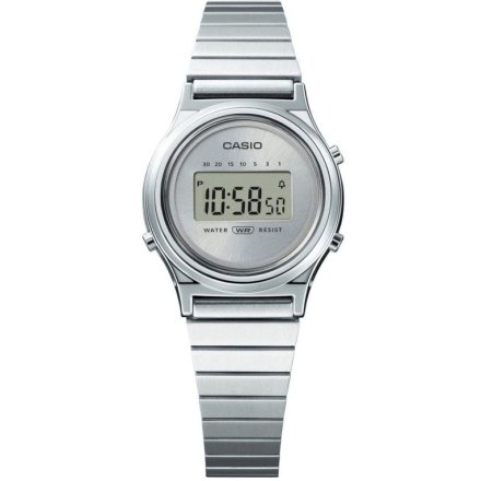 Srebrny zegarek Damski Casio LA700WE-7AEF Vintage w stylu Retro