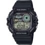 Czarny zegarek Casio Sport z paskiem WS-1700H-1AVEF
