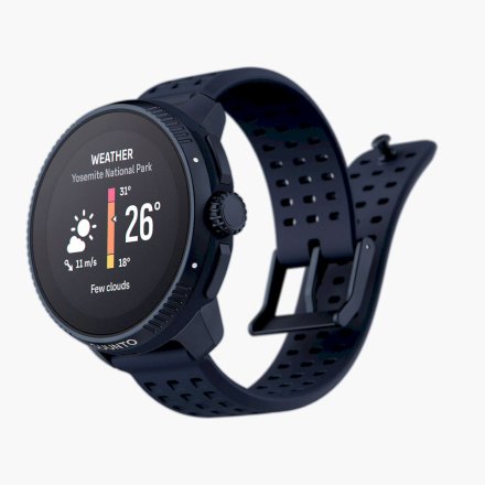 SUUNTO Race All black SS050929000 czarny zegarek do biegania i treningów