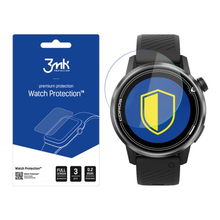 Coros Apex 42mm Szkło ochronne 3 szt - 3mk Watch Protection FlexibleGlass Lite