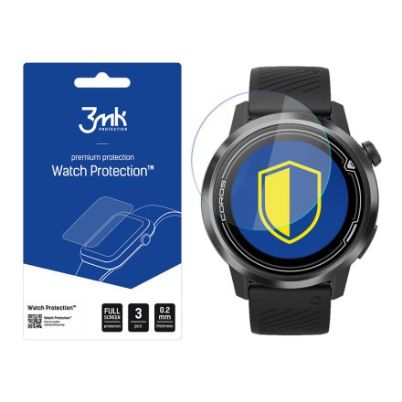 Coros Apex 46mm Szkło ochronne 3 szt - 3mk Watch Protection FlexibleGlass Lite