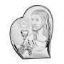 Obrazek srebrny z Jezusem Pamiątka I Komunii Świętej VL81124/2L