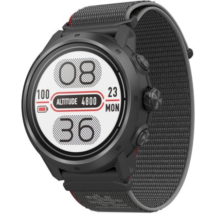 Czarny Coros APEX 2 Pro GPS Outdoor Watch Black WAPX2P-BLK