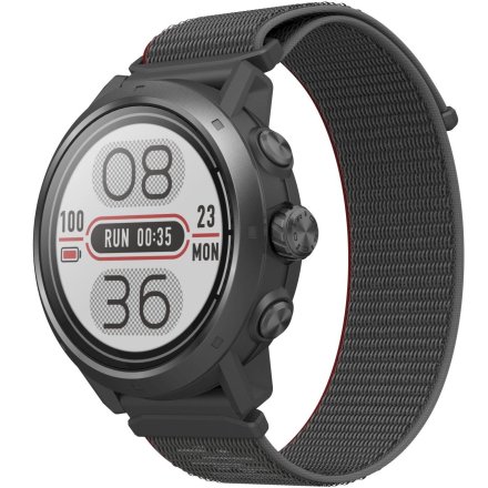 Czarny Coros APEX 2 Pro GPS Outdoor Watch Black WAPX2P-BLK