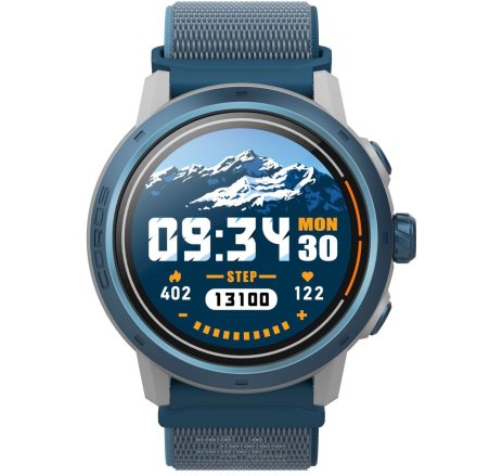 Niebieski Coros APEX 2 Pro GPS Outdoor Watch, Chamonix Edition WAPX2P-BLU
