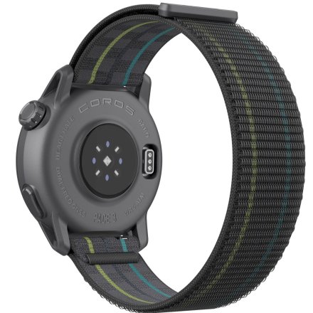 Czarny PACE 3 Premium GPS Sport Nylon WPACE3.N-BLK