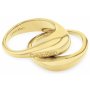 Złoty pierścionek Calvin Klein podwójny r. 16 35000448D