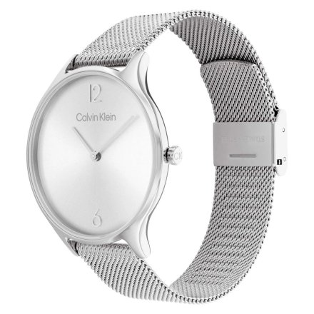 Zegarek damski Calvin Klein Timeless Mesh ze srebrną bransoletką 25200001