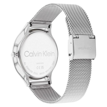 Zegarek damski Calvin Klein Timeless Mesh ze srebrną bransoletką 25200001