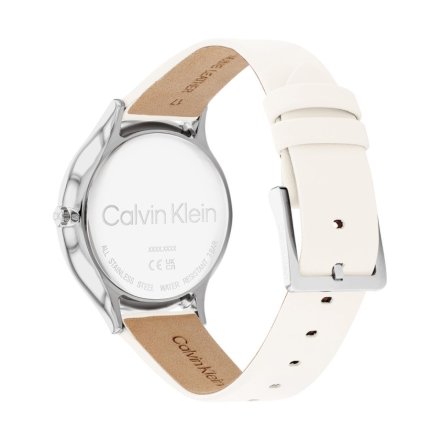 Zegarek damski Calvin Klein Timeless Mesh z beżowym paskiem 25200010