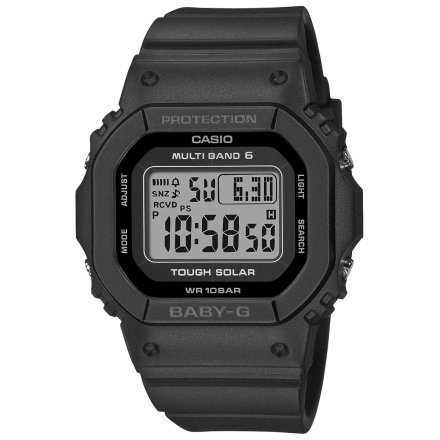 Czarny zegarek Casio Baby-G prostokątny BGD-5650-1ER