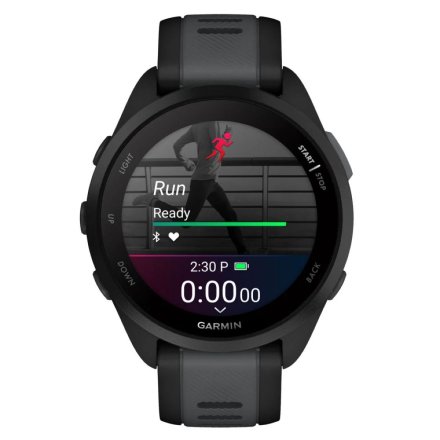 Czarny Garmin Forerunner 165 zegarek do biegania z Amoled 010-02863-20