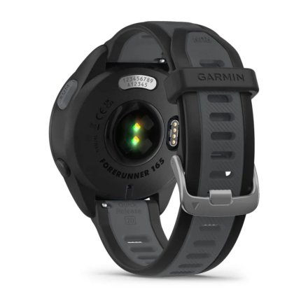 Czarny Garmin Forerunner 165 zegarek do biegania z Amoled 010-02863-20