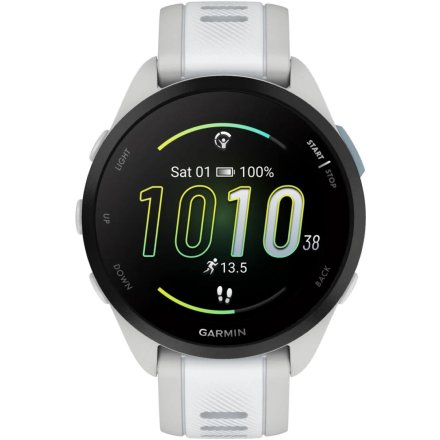 Biały Garmin Forerunner 165 zegarek do biegania z Amoled 010-02863-21