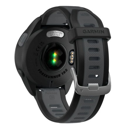 Czarny Garmin Forerunner 165 Music zegarek do biegania z Amoled 010-02863-30