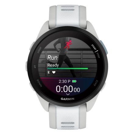 Biały Garmin Forerunner 165 Music zegarek do biegania z Amoled 010-02863-31