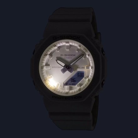 Biały zegarek Casio G-SHOCK damski GMA-P2100-7AER