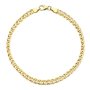 Klasyczna bransoletka złota łańcuszek splot Mona Lisa • Złoto 585 2.06g