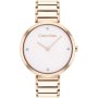 Zegarek damski Calvin Klein Minimalistic T Bar z różowozłotą bransoletką 25200135