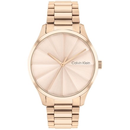 Zegarek damski Calvin Klein Burst z różowozłotą bransoletką 25200231