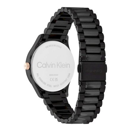Zegarek damski Calvin Klein Burst z czarną bransoletką 25200233