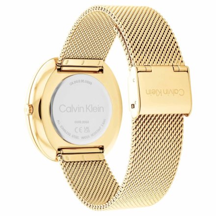 Zegarek damski Calvin Klein Sculpt ze złotą bransoletką 25200246
