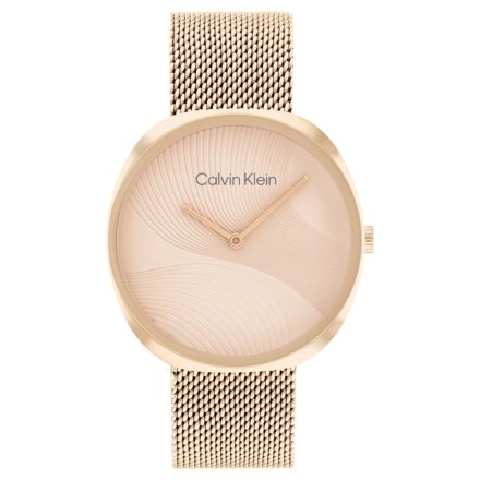 Zegarek damski Calvin Klein Sculpt z różowozłotą bransoletką 25200247