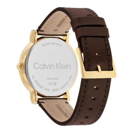 Zegarek męski Calvin Klein Slate z brązowym paskiem 25200261