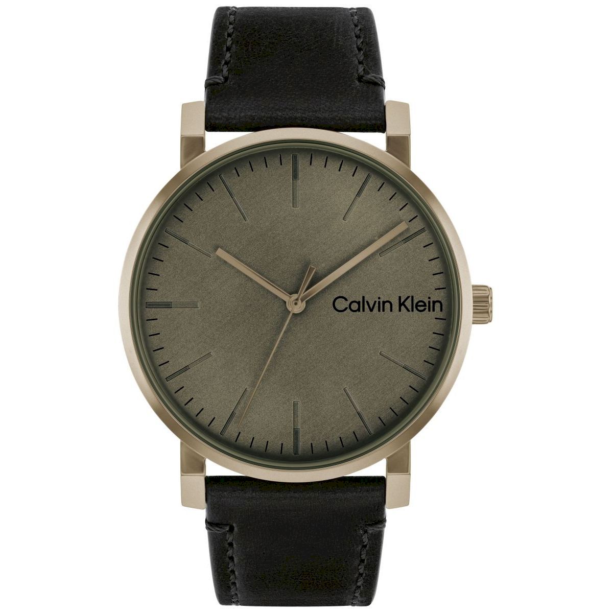 Kzページ Zegarek męski Calvin Klein Slate z czarnym paskiem 25200263